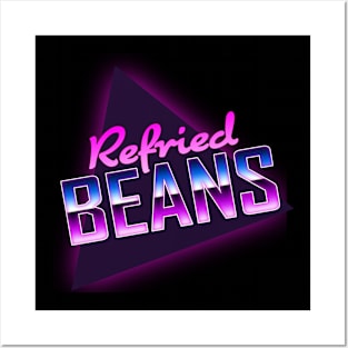 Refried Beans | 80s Style | Vaporwave Posters and Art